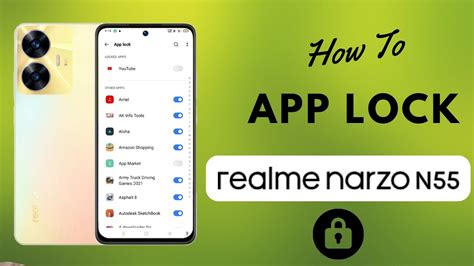 Fitur App Lock bawaan di smartphone Realme