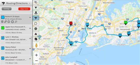 app to plot multiple points on a map