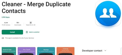 app to remove duplicate contacts