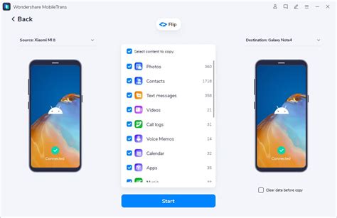 app to transfer messages from android to android