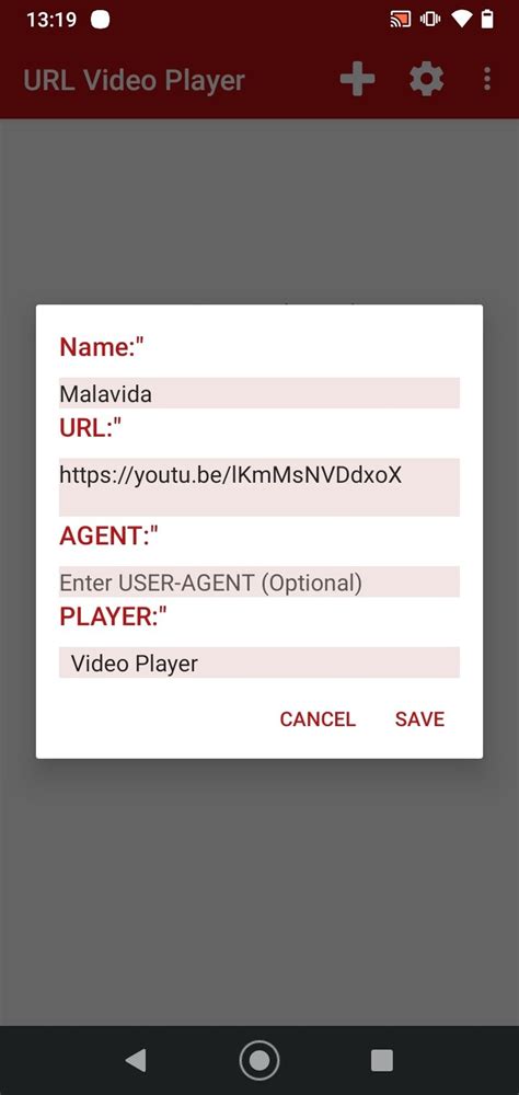 App Video Url Android