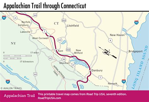 Appalachian Trail Map Connecticut