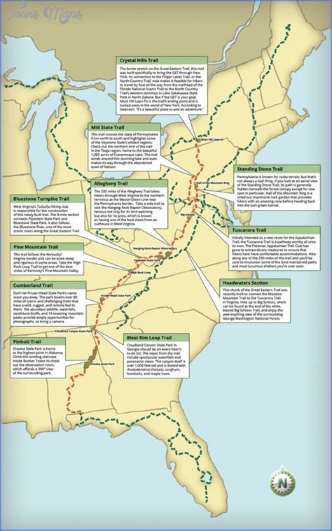 Appalachian Trail Map Florida