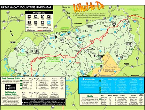 Appalachian Trail Map Great Smoky Mountains