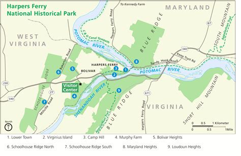 Appalachian Trail Map Harpers Ferry