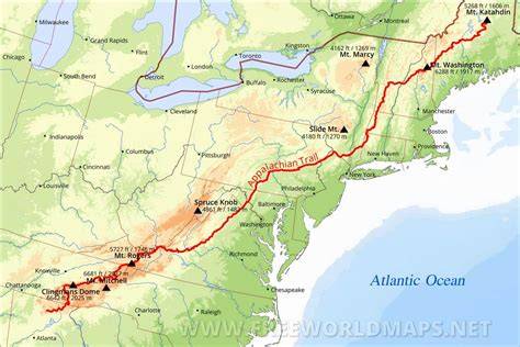 The Beauty Of Appalachian Mountains Map Usa In 2023