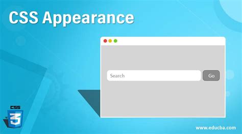 CSS Appearance Attributes (width, height, border