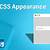 appearance css
