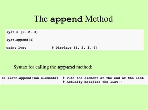 append definition in computer science