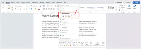 append document in word