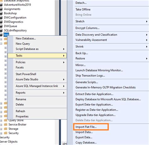 Append Flat File To Sql Table