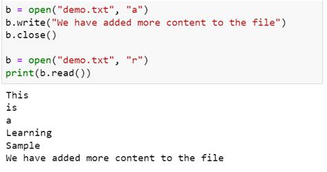 Append Function In File Handling In Python