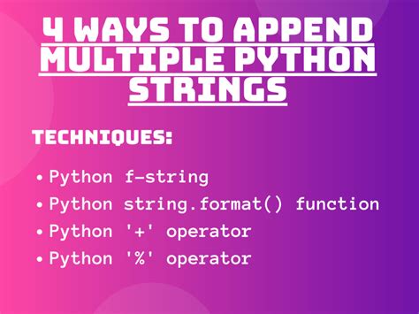 append multiple strings python