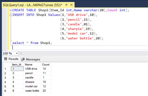 Append Tables In Sql