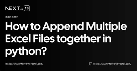 append two excel files in python