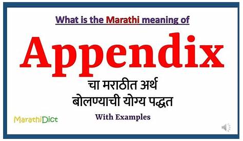 Appendix Meaning In Marathi Download Dictionary Gujarati To English Mark Amber