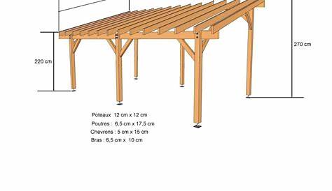 Appentis Bois Plan 1 Pan M Wood Structure