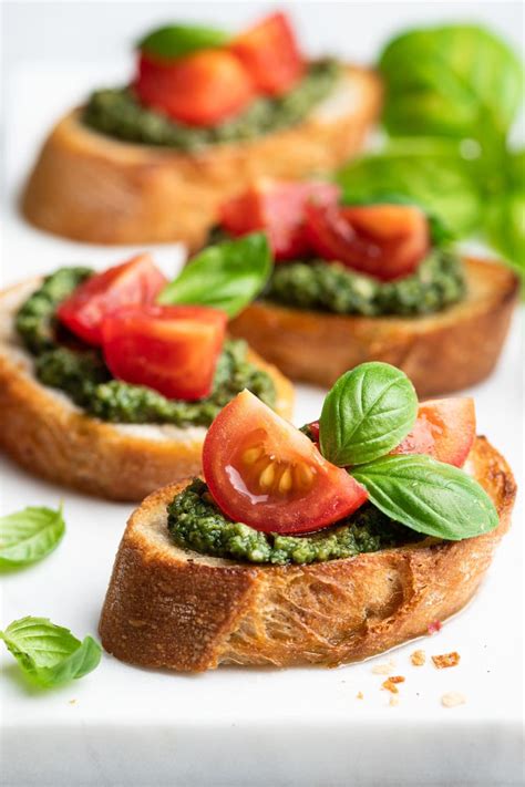 Appetizer With Pesto