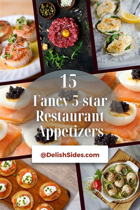 Appetizers Fancy Restaurant