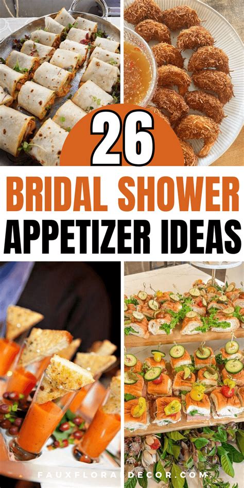 Appetizers For Wedding Shower