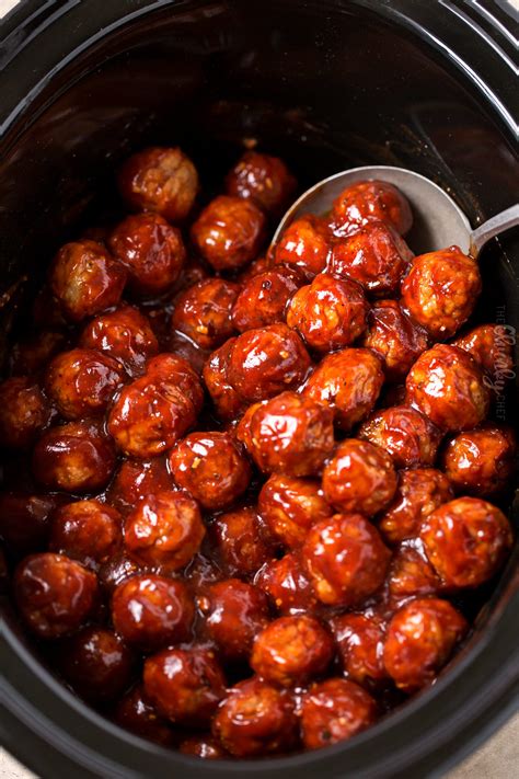 Appetizers Meatballs Crockpot