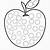 apple dot painting printable