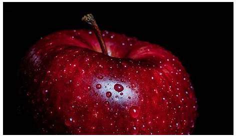 Apple Fruit Hd Wallpapers 1920x1080 Red Drops Wallpaper Food Photography Mobile