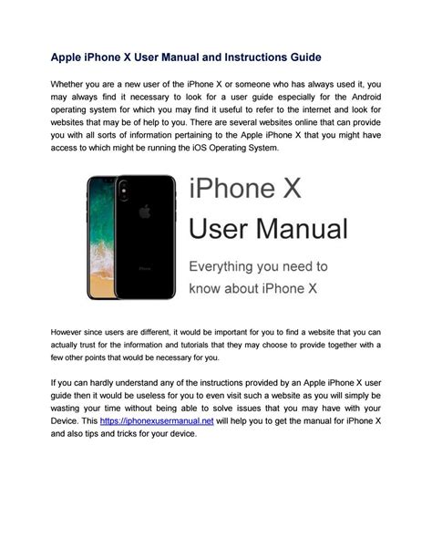 Apple Iphone 10 Manual