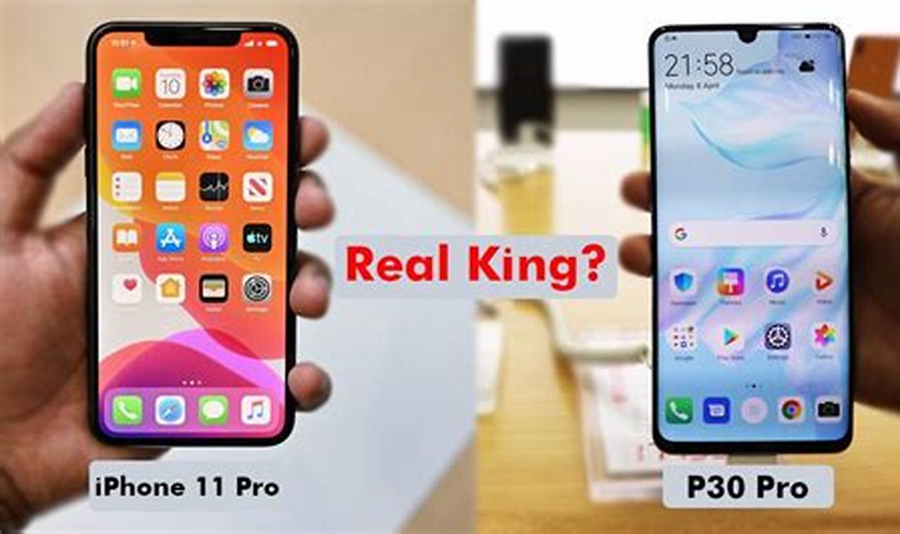 apple iphone 11 vs huawei p30