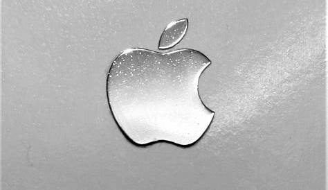 Wallner 5pcs in set metal Silver Apple Logo Overlay metal