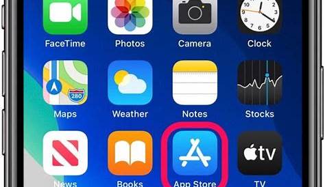 App store icon missing from the home screen of your iPhone
