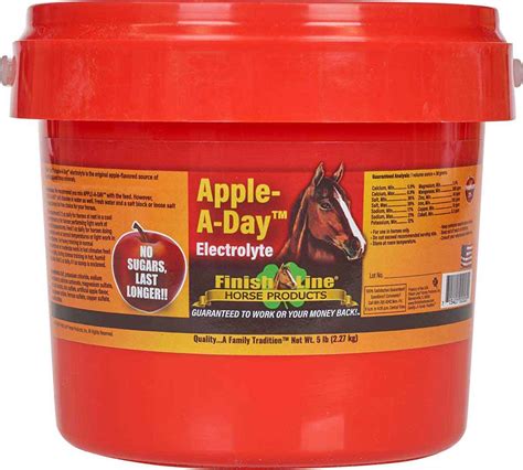 apple a day horse electrolyte