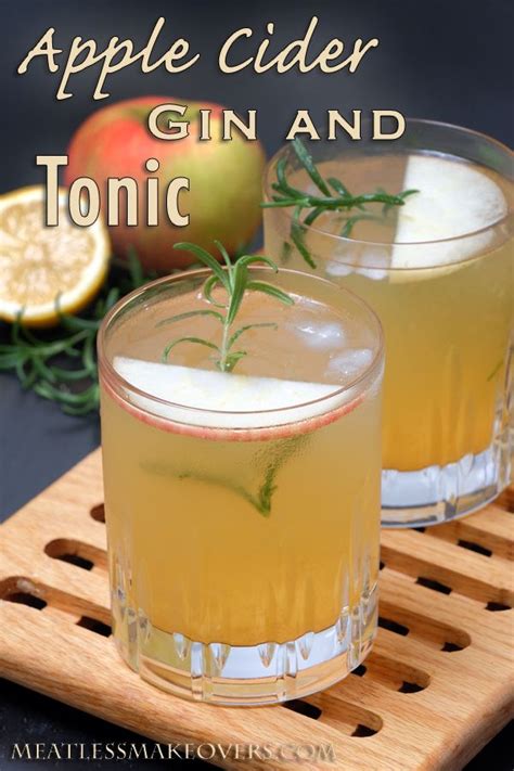 apple cider gin and tonic