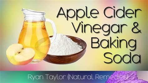 apple cider vinegar and baking soda tonic