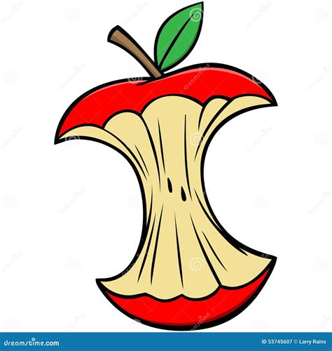 Apple Core Cartoon