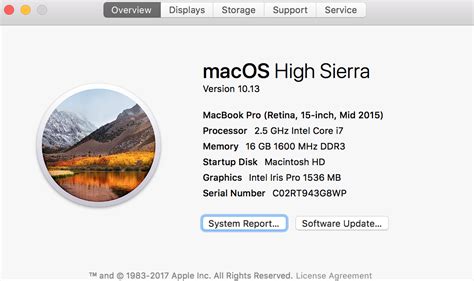 apple device specs by serial number