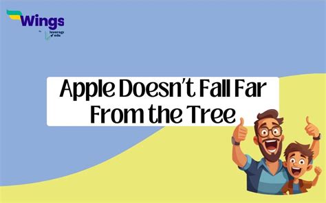 Apple Doesn't Fall Far From The Tree Urban Dictionary