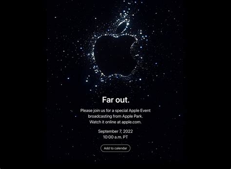 apple event september 2022 date