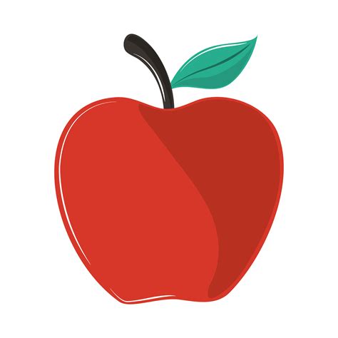 Apple Fruit Vector Icon
