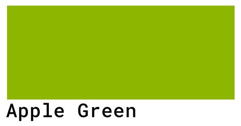 Apple Green Color Code