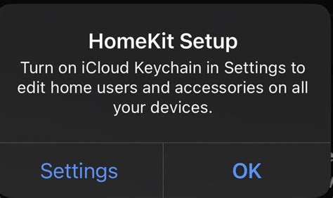 Apple Homekit Keychain