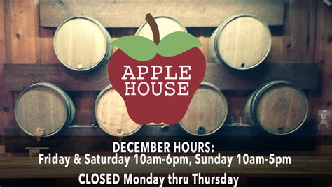 Apple House Hours