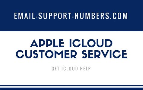 apple icloud customer service number