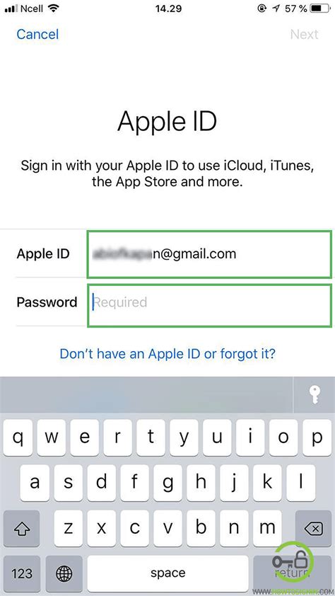 apple id login pictures