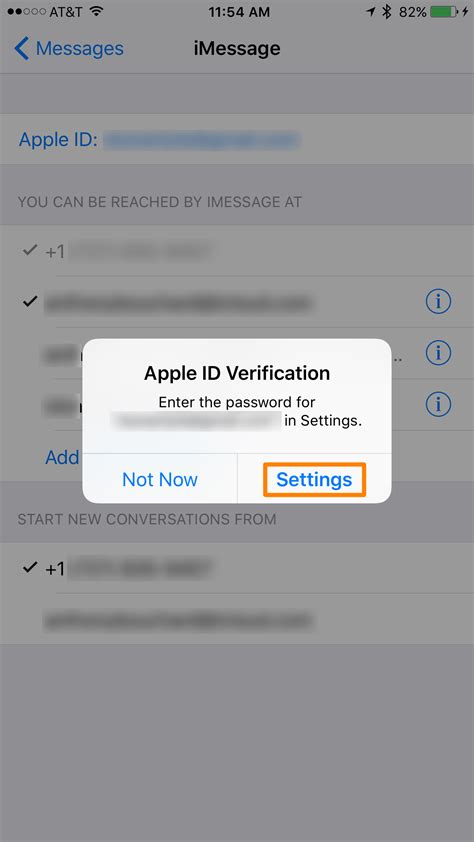 apple id not verifying imessage