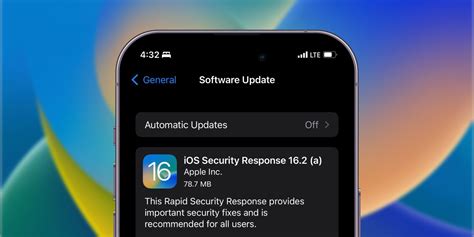 apple ios rapid security update