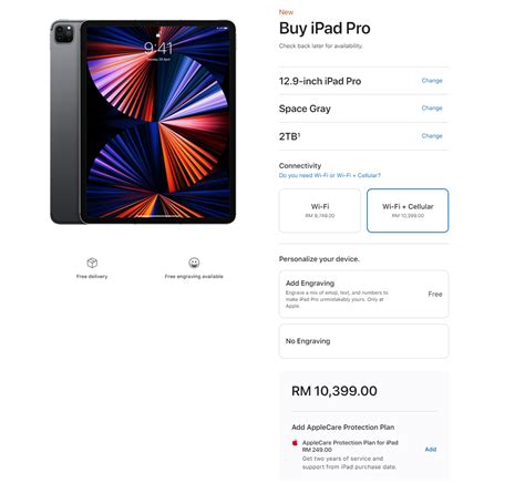 apple ipad price in malaysia