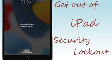 apple ipad security lockout