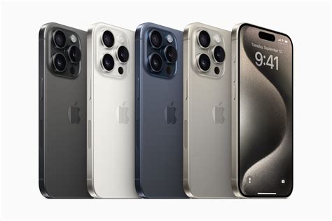 apple iphone 15 pro colours