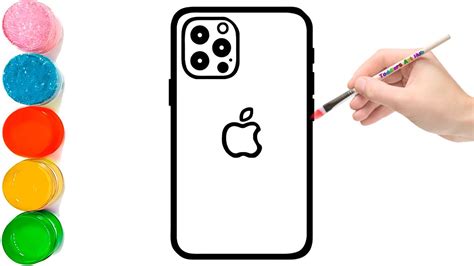 HOW TO DRAW APPLE IPHONE 11 PRO